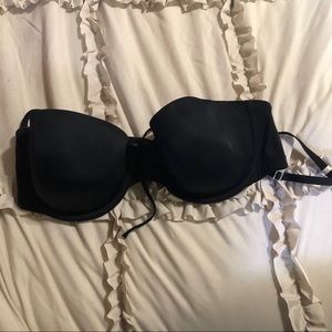 Black adjustable/strapless bra